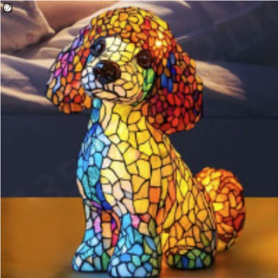 Elegant Cat Statue LED Decorative Light
