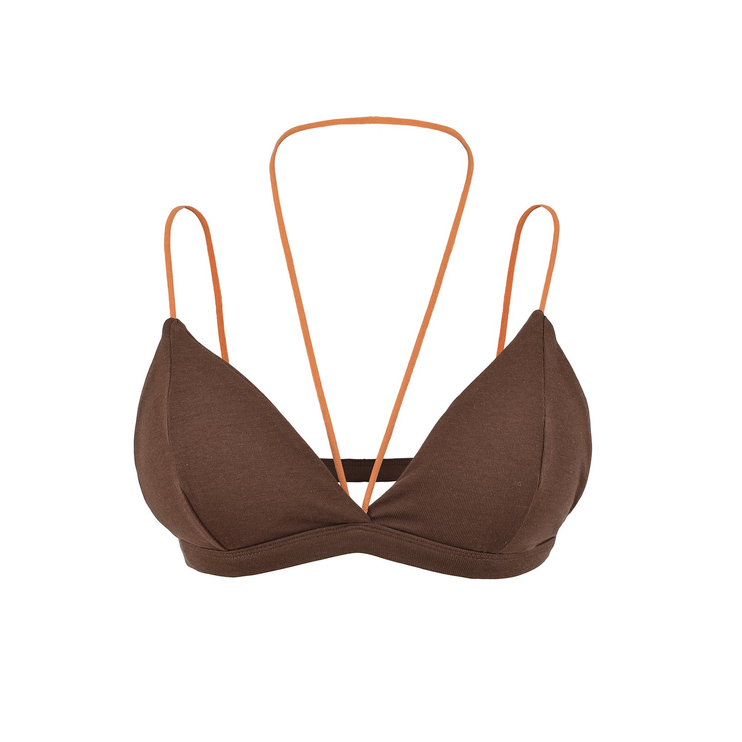 Women's chest wrapped suspender top