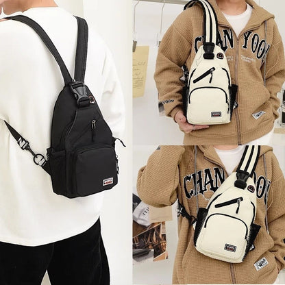 19*6*34CM Snoopy Cartoon Print Large Capacity Backpack Shoulder Bag Chest Crossbody Bag