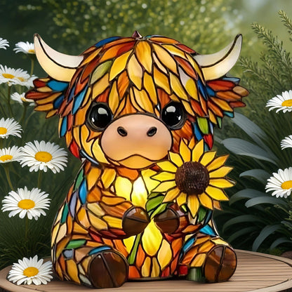 Elegant Cat Statue LED Decorative Light