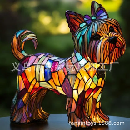 Elegant Cat Statue LED Decorative Light