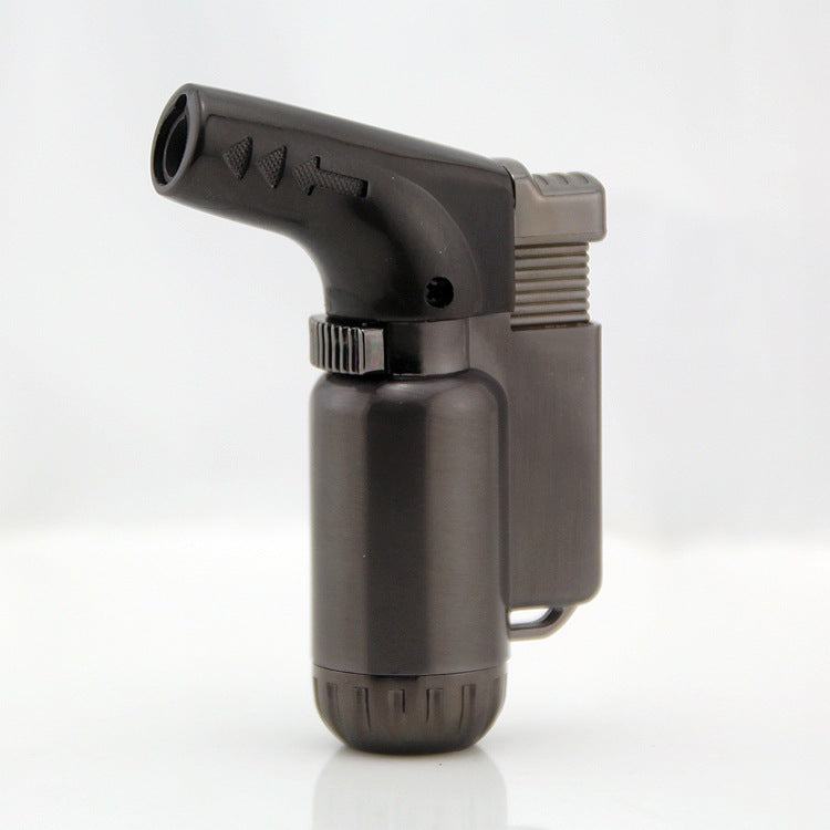 Full metal elbow straight jet lighter