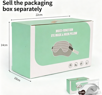 Car Neck Pillow U-Shaped Pillow with Eye Mask