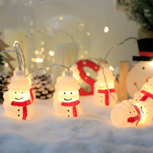 Scarf snowman Christmas light LED string
