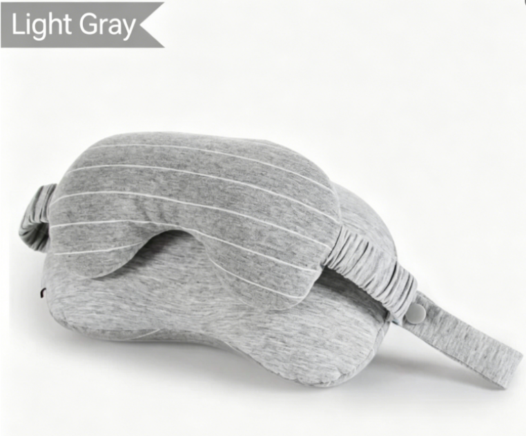 Car Neck Pillow U-Shaped Pillow with Eye Mask