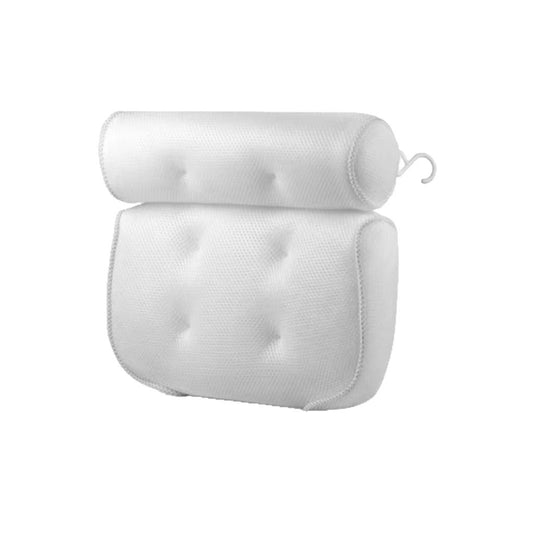 Bath Tub Pad Non-Slip Backrest Mesh Non-Slip Pad Bathroom Pillow SPA Massage Cushion 4D Suction Cup Fixed Backrest Pillow