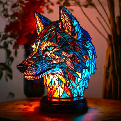 Elegant Cat Statue LED Decorative Light