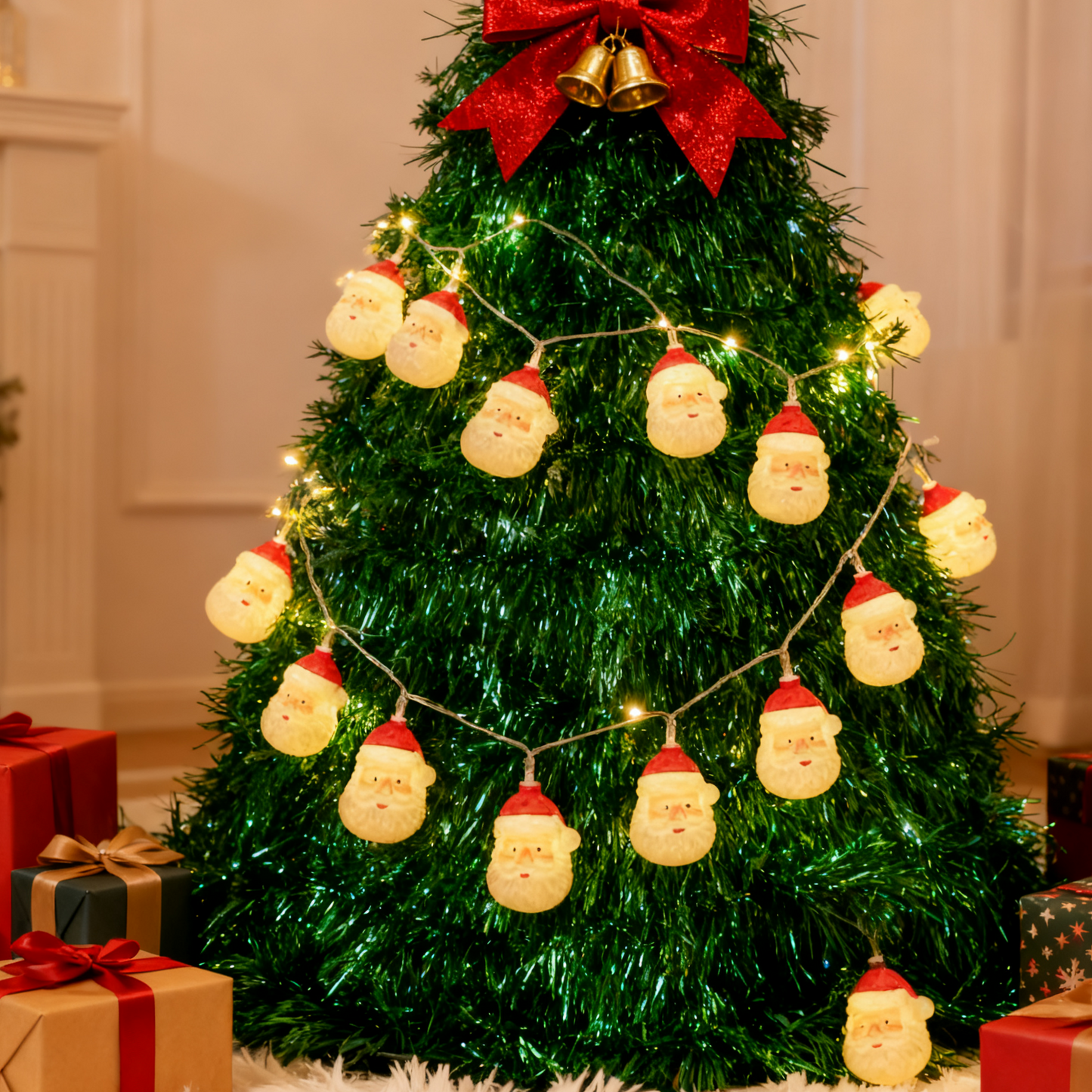 Bearded Santa Claus Christmas Light LED String