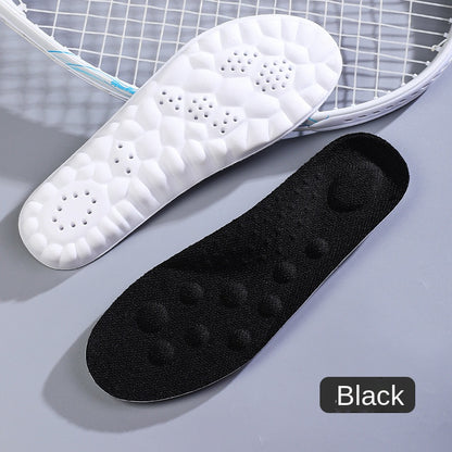 4D Sport Insoles PU Arch Full Insole, Odor-Resistant, High-Elastic Shock Absorption