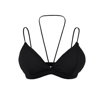 Women's chest wrapped suspender top