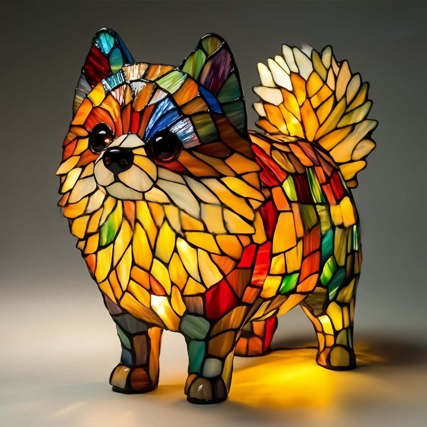 Elegant Cat Statue LED Decorative Light